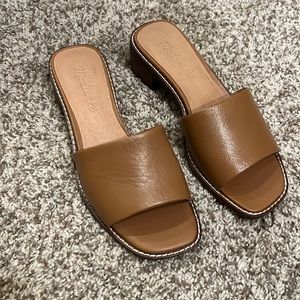 Madewell block heel slide